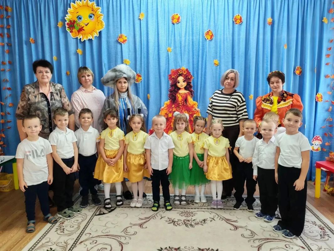 В детских садах прошли утренники, посвящённые осени!