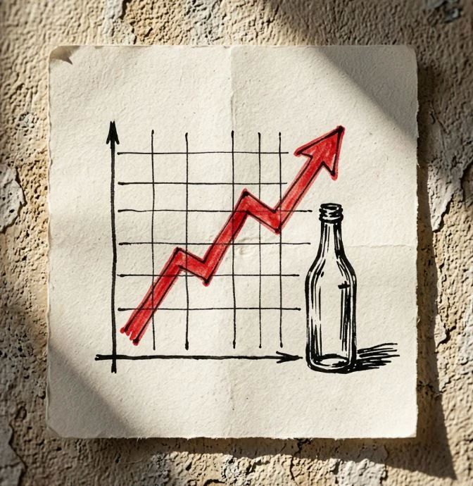 В Курской области на 31,3% выросли объемы выпуска напитков