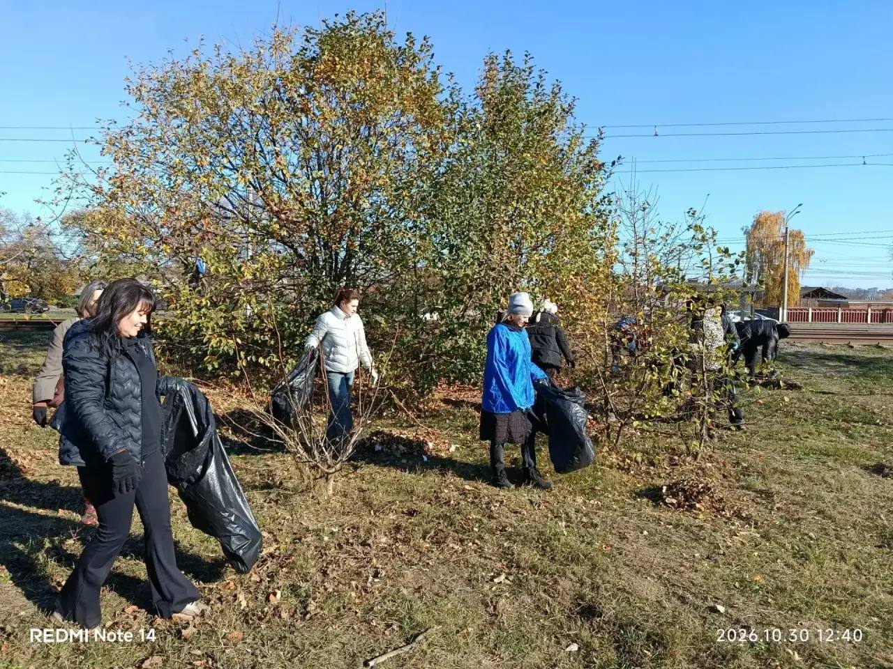 Сотрудники администрации Центрального округа города Курска вышли на субботник