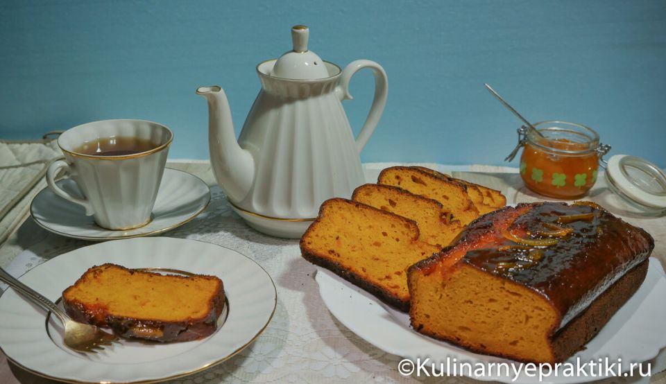 Легкий и вкусный апельсиновый кекс